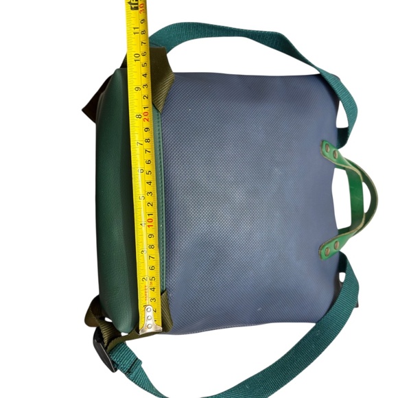 Daniel Chong blue green orange backpack